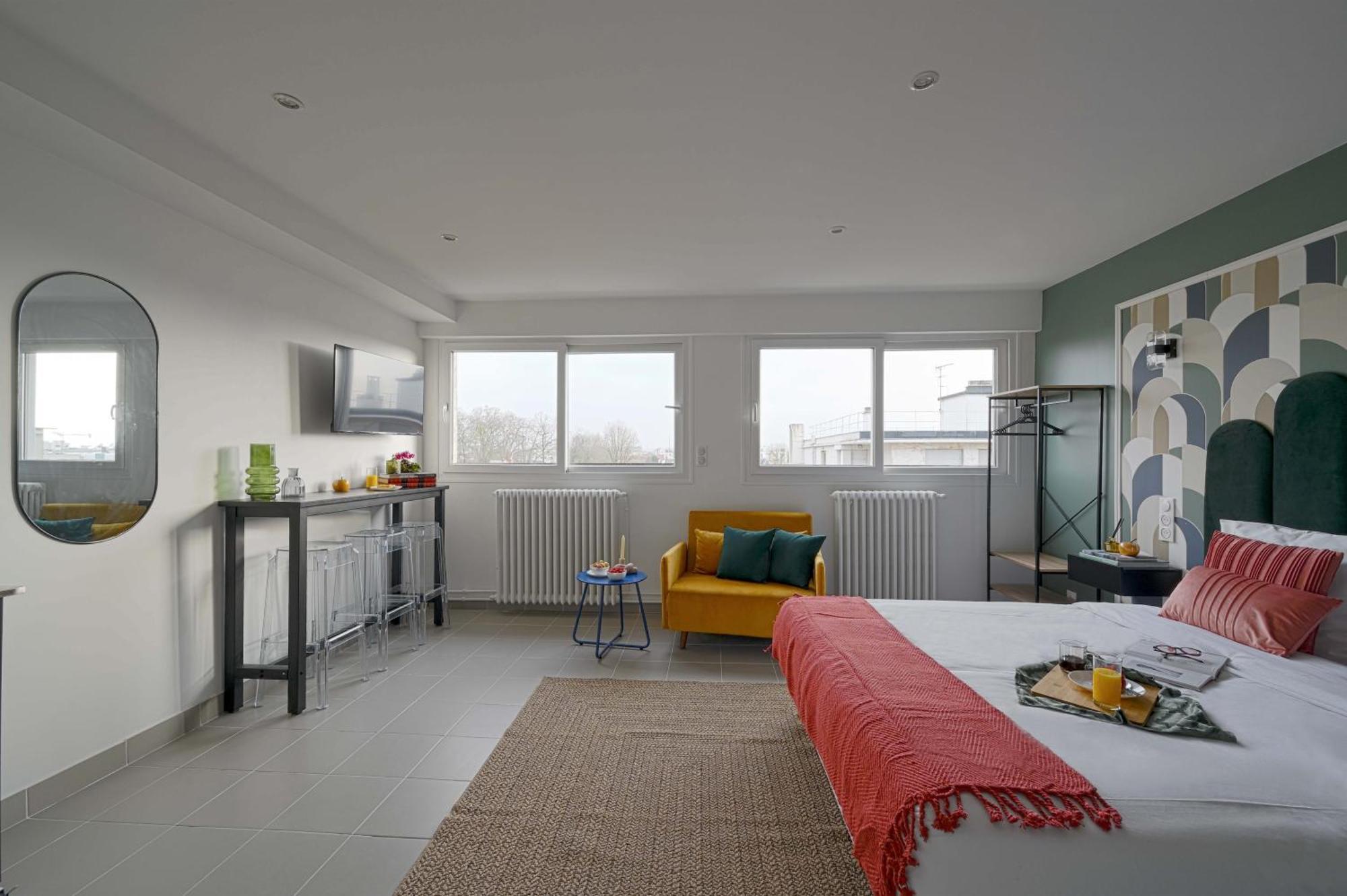 Modern Bright Apartment In Appart'Hotel Saint-Maur-des-Fossés Extérieur photo