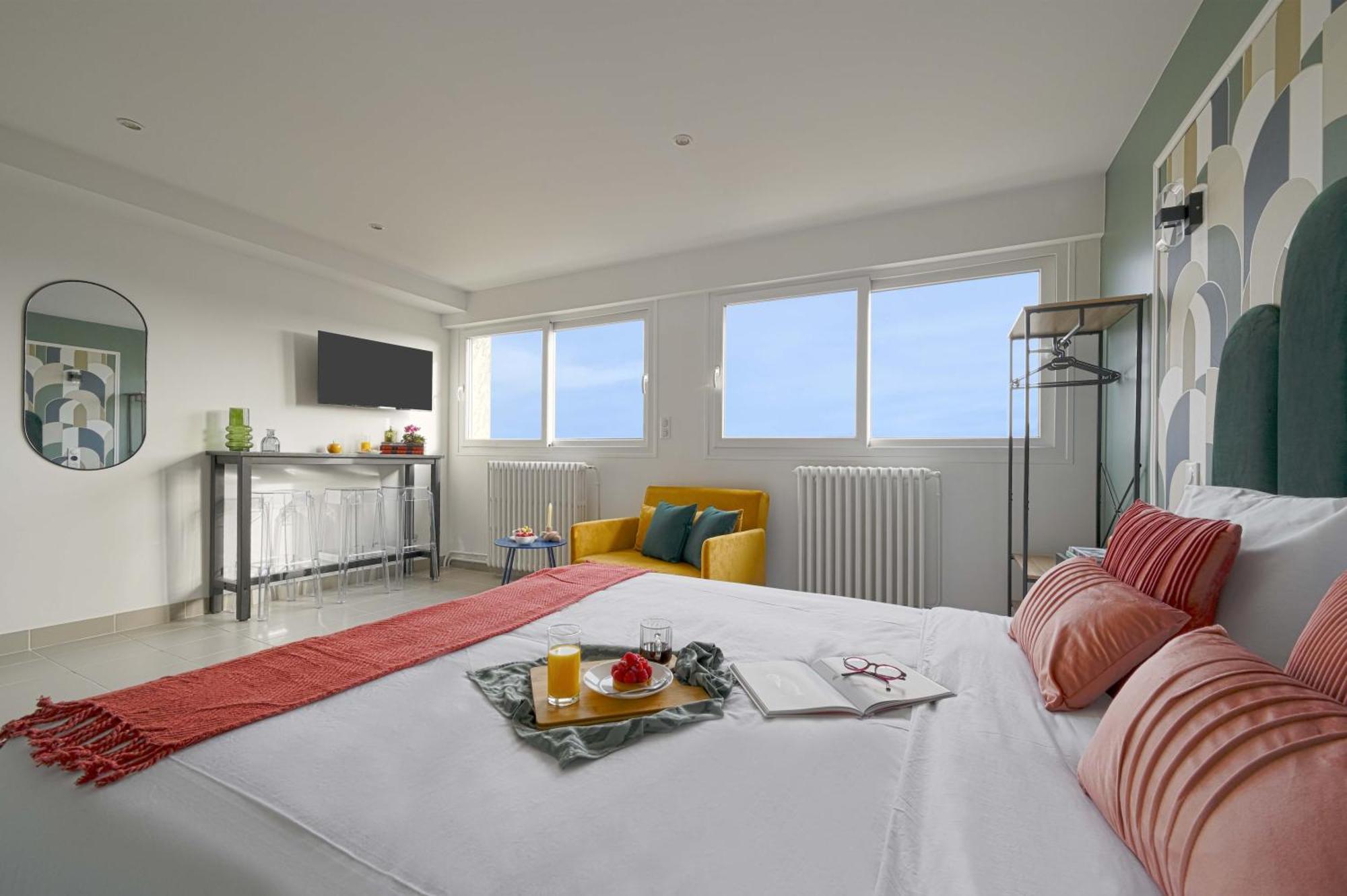 Modern Bright Apartment In Appart'Hotel Saint-Maur-des-Fossés Extérieur photo