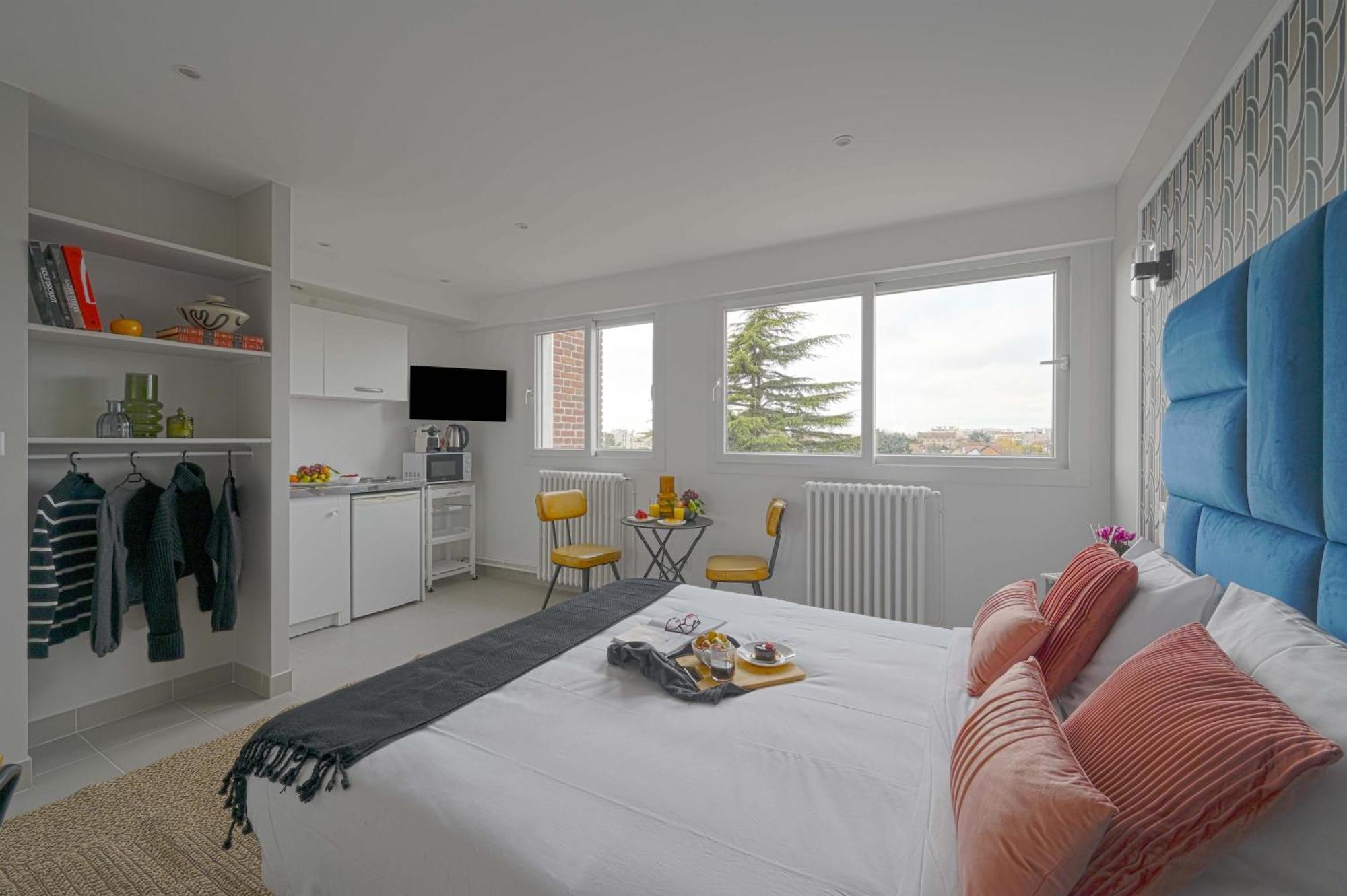 Modern Bright Apartment In Appart'Hotel Saint-Maur-des-Fossés Extérieur photo