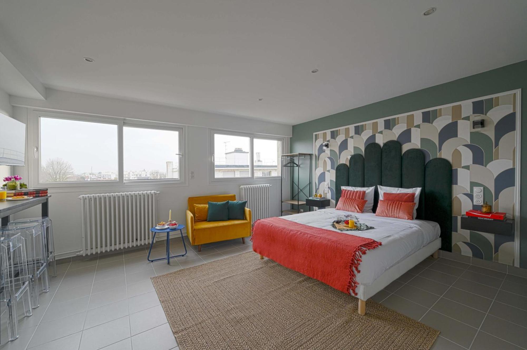 Modern Bright Apartment In Appart'Hotel Saint-Maur-des-Fossés Extérieur photo