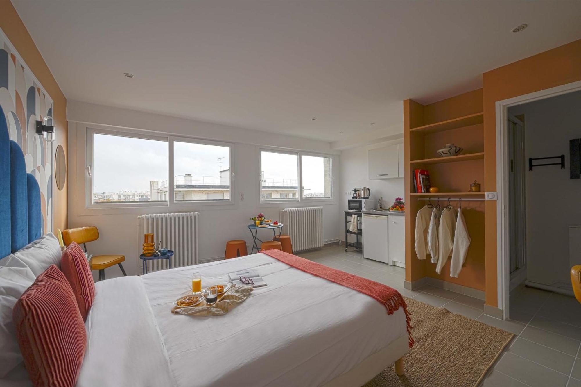 Modern Bright Apartment In Appart'Hotel Saint-Maur-des-Fossés Extérieur photo